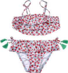 PUSBLU Bikini mit Erdbeeren-Muster, rosa, Gr. 122/128
