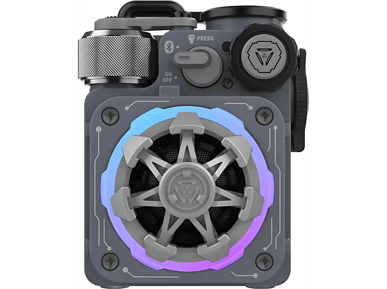 Muzen Cybercube Premium Version Bluetooth Lautsprecher, grey