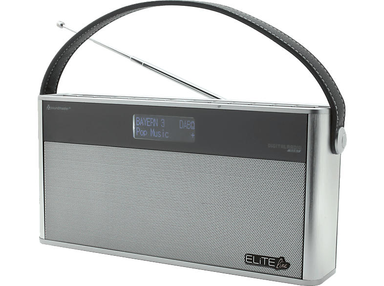 Soundmaster Digitalradio DAB750SI mit Bluetooth und eingebautem Akku