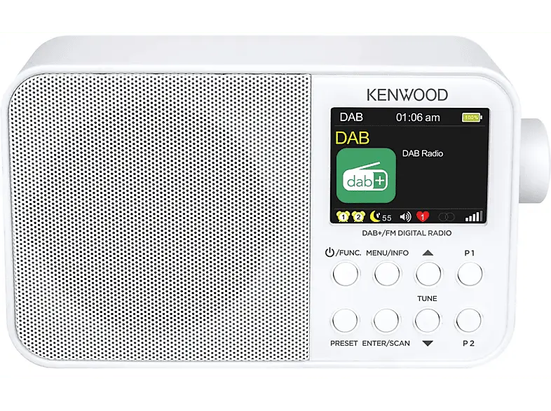 Kenwood CR-M30DAB Kompaktradio, weiß