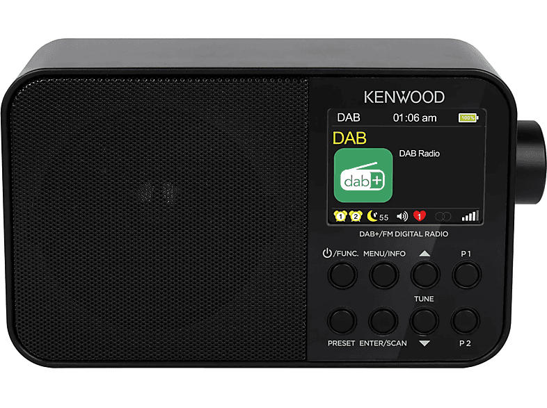 Kenwood CR-M30DAB Kompaktradio, schwarz