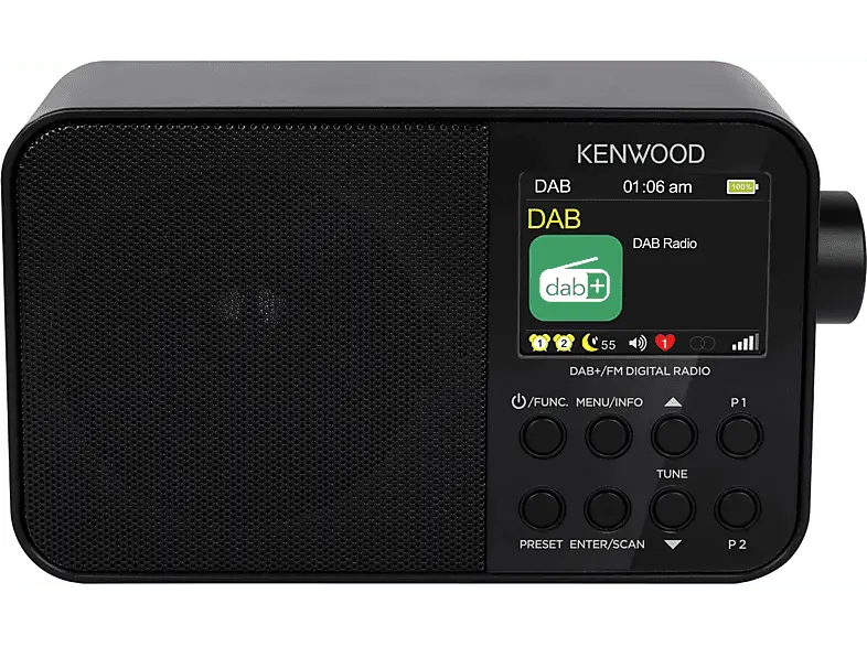 Kenwood CR-M30DAB Kompaktradio, schwarz