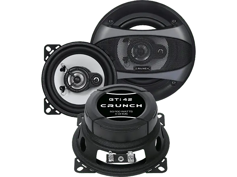 Crunch GTI42 4"/10cm 2-Wege-Koaxial-Lautsprecher; Autolautsprecher