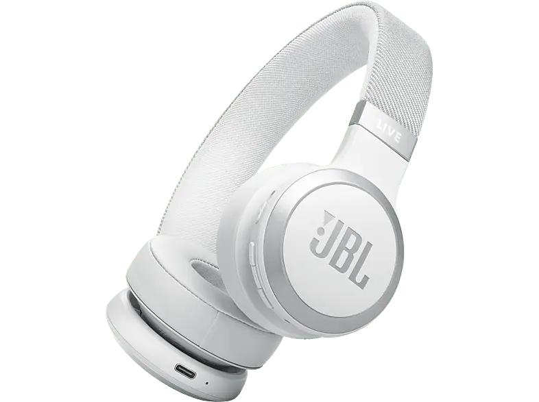 JBL Live 670NC Bluetooth Kopfhörer (On-Ear), Weiß
