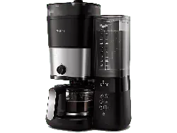 Philips HD7900/50 All-in-1 Brew, Duo-Kegelmahlwerk, Kaffeemaschine Schwarz/Silber
