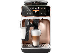 Philips EP5443/70 5400 Series Kaffeevollautomaten (Weiß/Rosegold, Keramikmahlwerk, 15 bar, externer Milchbehälter)