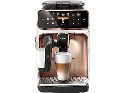 Philips EP5443/70 5400 Series Kaffeevollautomaten (Weiß/Rosegold, Keramikmahlwerk, 15 bar, externer Milchbehälter)