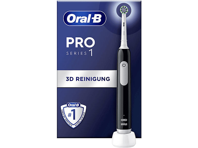 Oral-B Pro 1 Cross Action Elektrische Zahnbürste Black