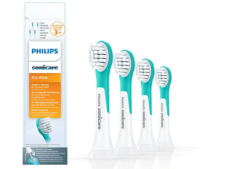 Philips HX 6034/33 Sonicare Kids 4er Aufsteckbürsten