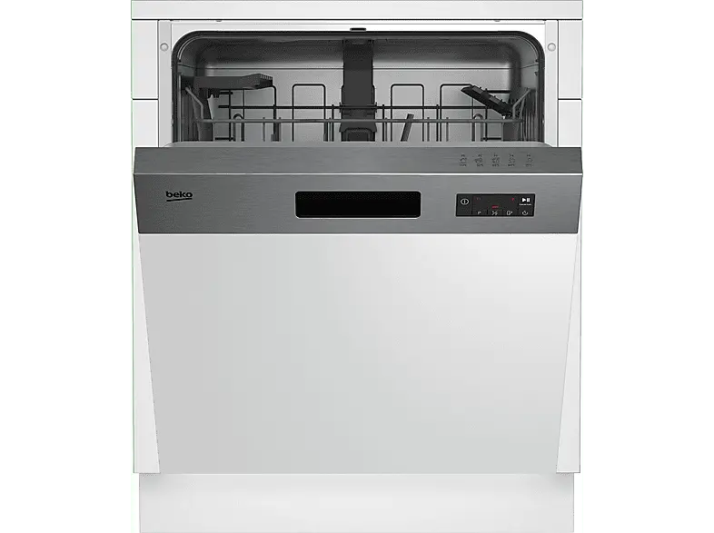 Beko BDSN15422X Geschirrspüler (integrierbar, Besteckkorb, 598 mm breit, 48 dB(A), D)