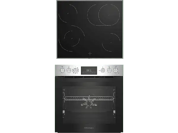 Elektra Bregenz HEPMC 64095 XR, Herdset inkl. Kochfeld (Strahlungsheizungskochfeld, A+, 72 l)