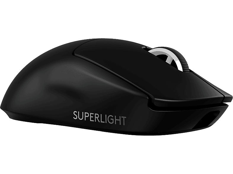 Logitech G PRO X SuperLight 2 LightSpeed Gaming Maus, 32000dpi, 40G, 500 IPS, 2000Hz (0.5ms), Schwarz