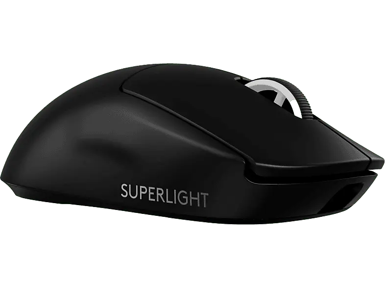 LOGITECH G pro X Superlight 2 Lightspeed Kabellose Gaming Maus, LightForce Switches, kompatibel mit PowerPLAY, 60 Gramm, Schwarz