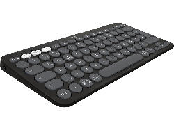 Logitech Pebble Keys 2 K380s Tastatur, Bluetooth, qwertz, Tonal Graphit