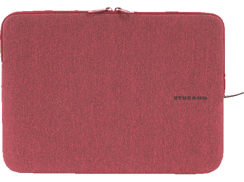 Tucano Sleeve Melange für Notebook und Chromebook 13-14‘‘, rot; Notebookhülle