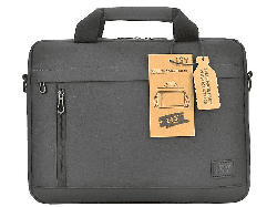 ISY INB 2140-1-BK Notebooktasche, 14.1 Zoll, recyceltes Polyethylenterephthalat, Schwarz