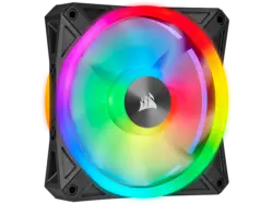 CORSAir Lüfter iCUE QL120 RGB 120-mm-PWM-Einzellüfter, Schwarz; PC Lüfter