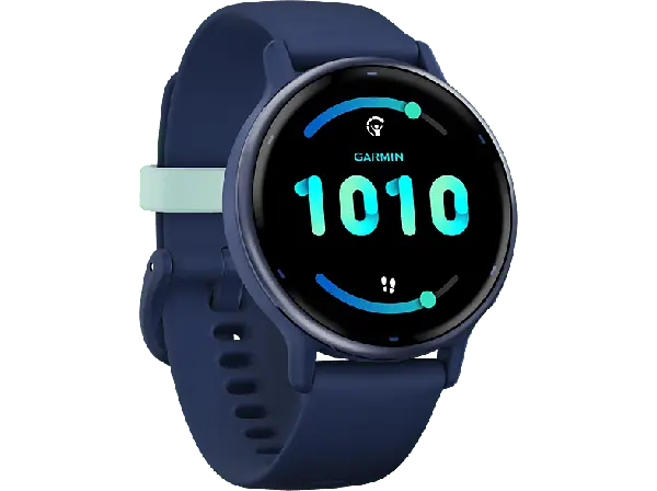 Garmin Smartwatch V&iacute;voactive 5 42mm, K&ouml;nigsblau/Blau Metallic