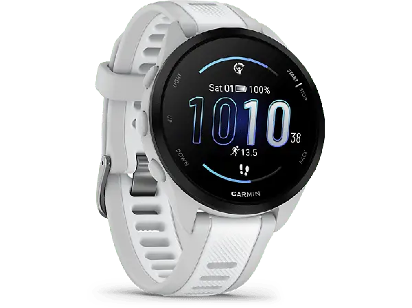 Garmin Smartwatch Forerunner&reg; 165, Dunstgrau/Steinweiss