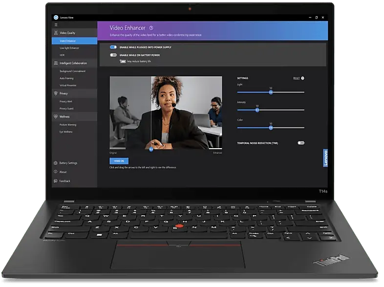 LENOVO ThinkPad T14s Gen 4 Notebook for Business 14 Zoll, WUXGA, Intel® Core™ i7-1355U (Evo), 16 GB RAM, 512 SSD, Windows 11 Pro (64 Bit), Iris® Xe, Deep Black