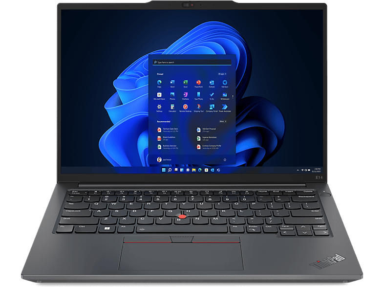Lenovo ThinkPad E14 Gen 5 Notebook For Business, , AMD Ryzen 7530U, 8GB RAM, 256GB SSD, 14 Zoll WUXGA, Win 11 Pro, Graphite Black