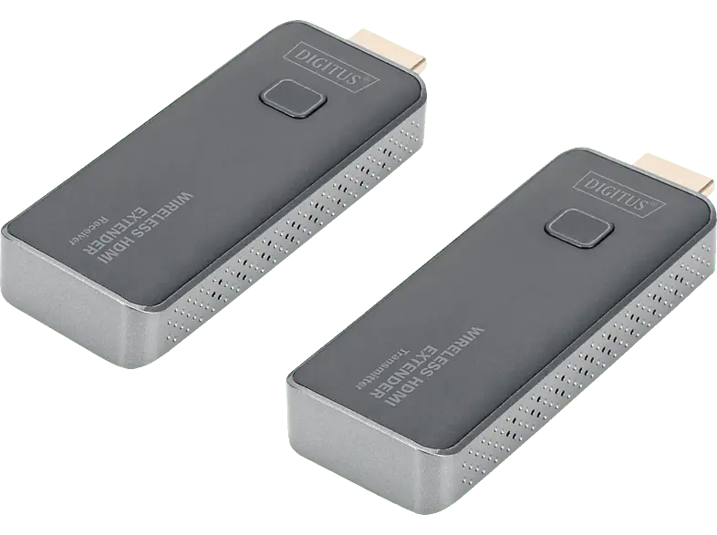 digitUS Wireless HDMI Extender Set For Business, 50 m Dongle, 1 zu 1, Full-HD, Schwarz; Wireless HDMI Extender----Wireless HDMI Extender