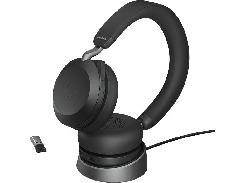 Jabra Evolve2 75 UC Stereo USB-A mit Ladestation For Business; Headset