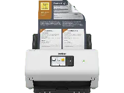 Brother ADS-4500W - Professioneller Duplex-Scanner for Business, A4, 35 S./Min Scannen, Dual CIS, WLAN/Ethernet, Weiß