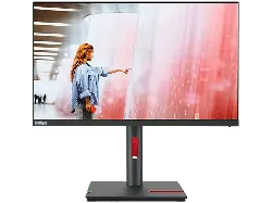LENOVO ThinkVision P24q-30 Monitor For Business, 23.8 Zoll WQHD, 6ms, 350cd, 60Hz, IPS, 99% sRGB, Raven Black