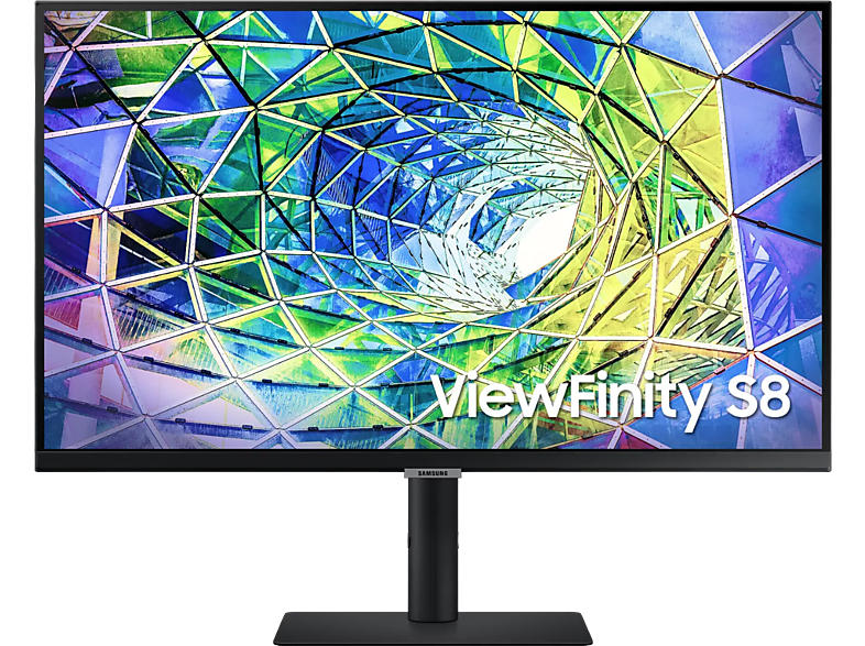 Samsung ViewFinity S8 Monitor For Business, 26.9 Zoll UHD 4K, 60Hz, 5ms (GTG), 300cd, IPS, USB-Hub, HDR10, Schwarz