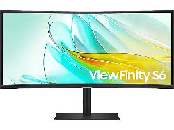Samsung ViewFinity S65UC Curved Monitor For Business, 34 Zoll UWQHD, 100Hz, 5ms (GTG), 350cd, VA Panel, 21:9, 5W Audio, Schwarz