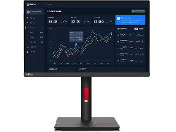 Lenovo ThinkVision T23i-30 Monitor for Business, 23 Zoll Full-HD, 6ms, 250cd, 60Hz, IPS, Schwarz