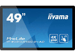 iiyama ProLite TF4939UHSC-B1AG 48,5" Multi-Touch-Display mit IPS Panel; Touch Display