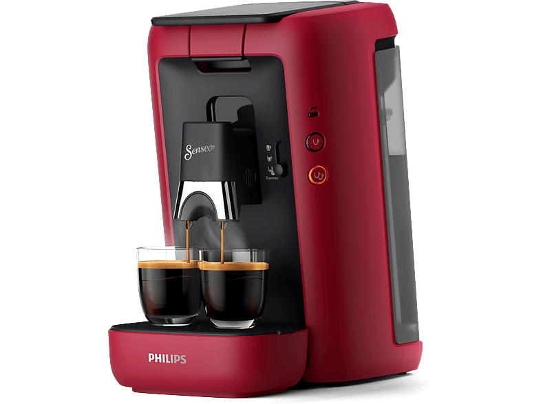 Philips CSA260/90 Senseo Kaffeemaschine, Tiefrot