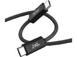 ISY IUC-6000 USB-C 4.0 Kabel, 1.8m, PD 3.1 240W, 8K/60Hz, Schwarz; USB-Kabel