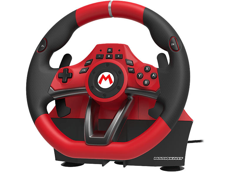 Hori Mario Kart Racing Wheel Pro Deluxe für Nintendo Switch; Lenkrad mit Fusspedalen