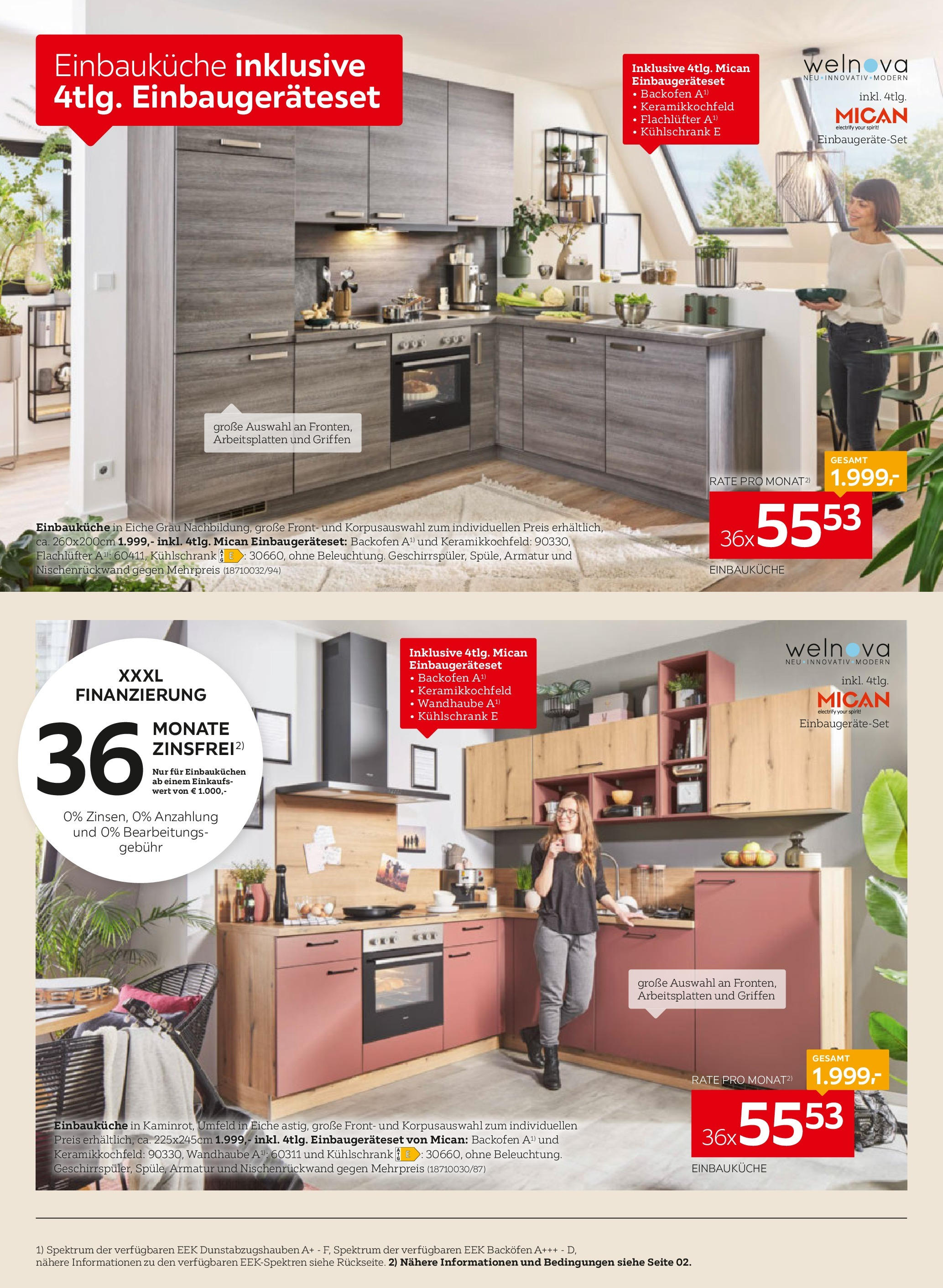 XXXLutz Küchen von 15.04.2024 - Aktuelle Angebote | Seite: 6 | Produkte: Kühlschrank
