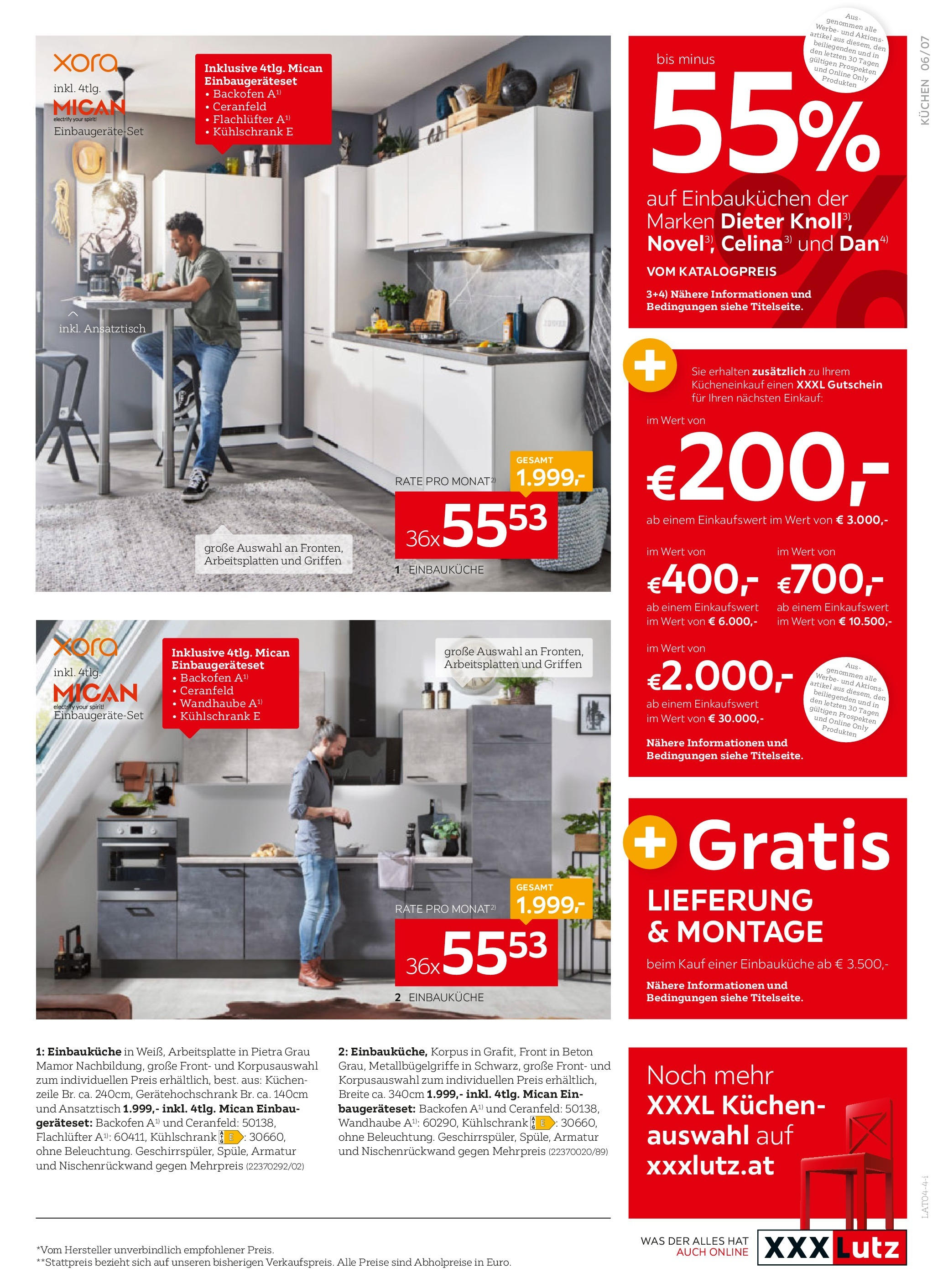 XXXLutz Küchen von 15.04.2024 - Aktuelle Angebote | Seite: 7 | Produkte: Kühlschrank