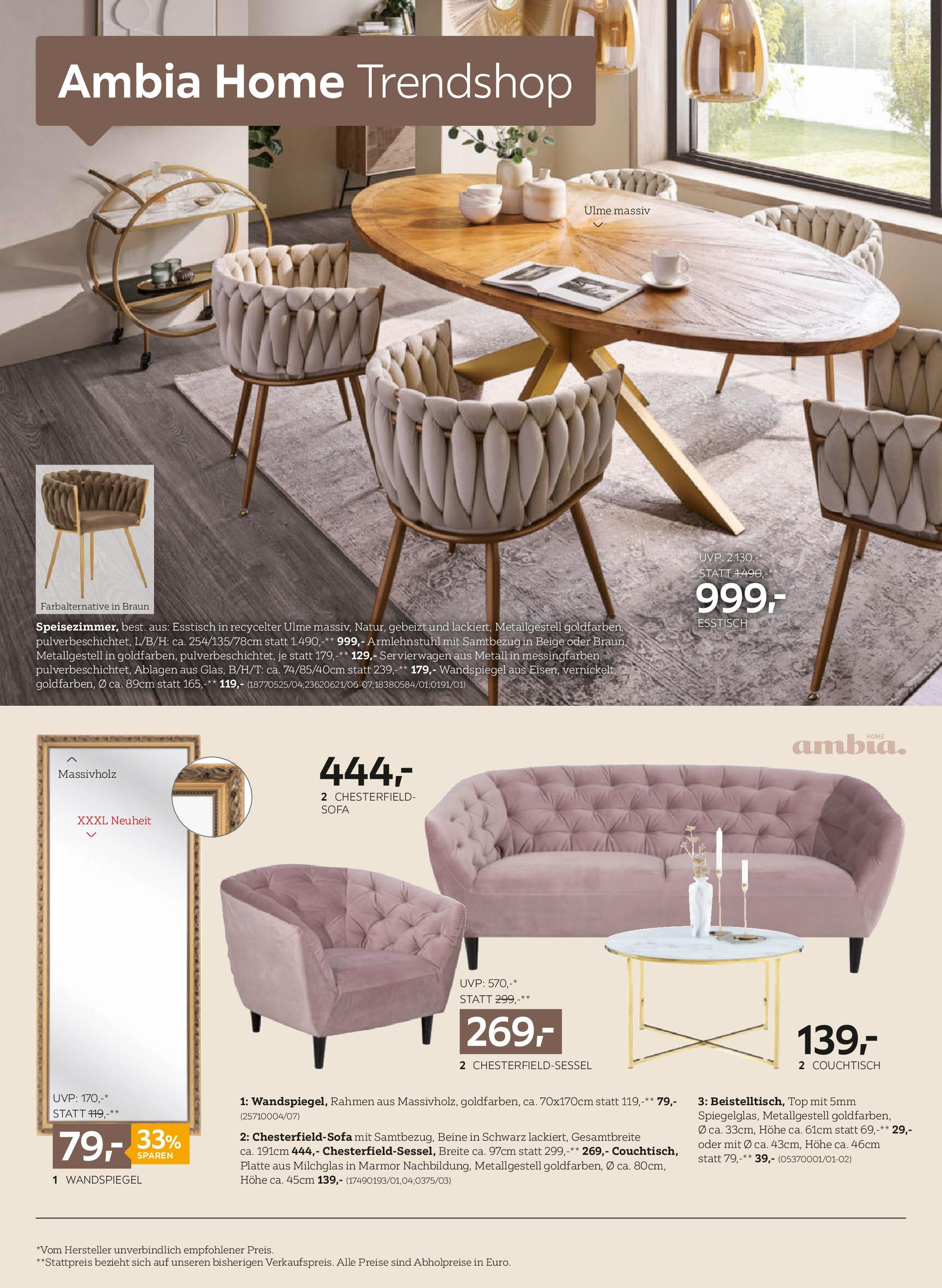 XXXLutz Ambia Home von 15.04.2024 - Aktuelle Angebote | Seite: 2 | Produkte: Sofa, Couchtisch