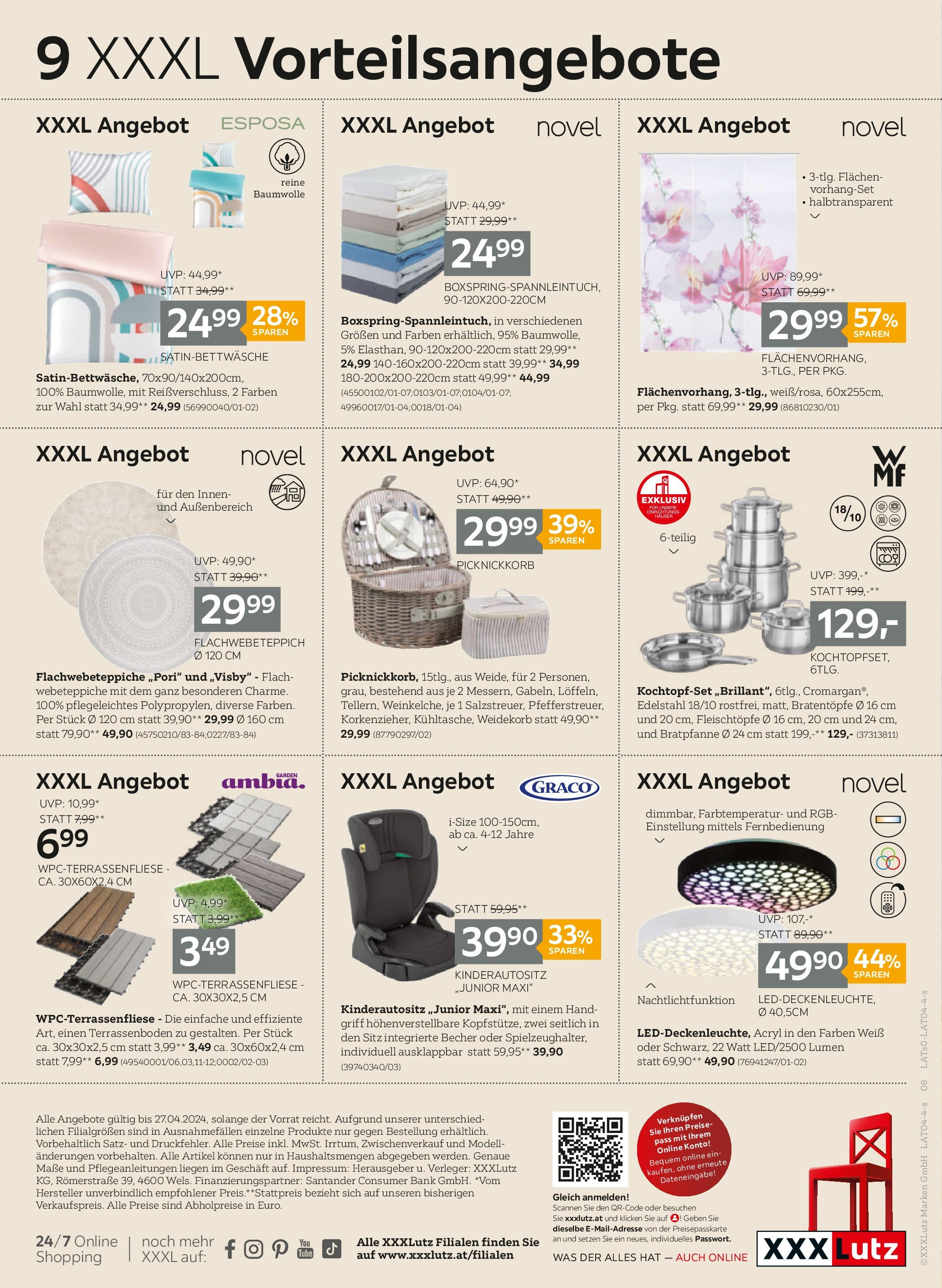 XXXLutz Faso Spezial von 15.04.2024 - Aktuelle Angebote | Seite: 8