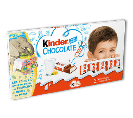 KINDER CHOCOLATE 4X100G