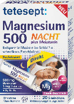 dm-drogerie markt tetesept Magnesium Nacht plus Melatonin Direkt Sticks 20 St - bis 31.03.2024