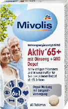dm-drogerie markt Mivolis Aktiv 65+ mit Ginseng + Q10 Depot 60 St - bis 15.04.2024
