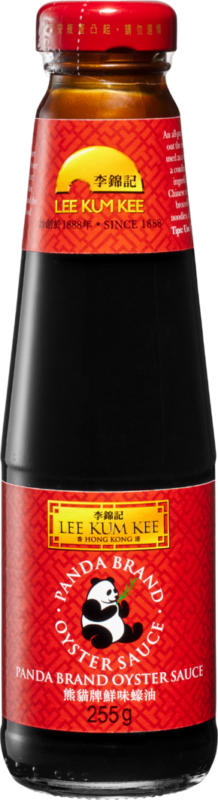 Sauce d’huitres Panda Lee Kum Kee, 255 g