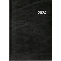 BIELLA Agenda Registra 2024 809501020024 noir, 1J/P, 14,5x20,5cm