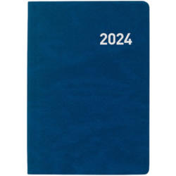 BIELLA Taschenagenda Mittelform. 2024 822301050024 blau, 3½T/S, 7,6x11cm