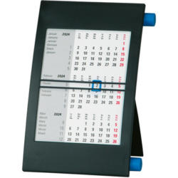 BIELLA Pultkalender Desktop Frame2024 883501020024 schwarz, 3M/S, 18x11cm