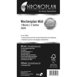 CHRONOPLAN Ersatz Midi DE 2024 50544Z.24 96x172mm, 1W/2S