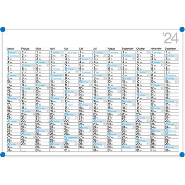 BÜHNER Ch Plakatkalender dt. 2024 K12-CH-B-FSC 98x68,5cm