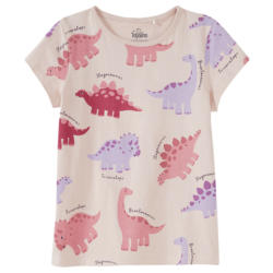 Mädchen T-Shirt mit Dino-Allover (Nur online)